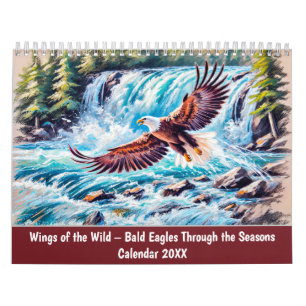 Calendrier Ailes de la nature sauvage – Aigles américains à t