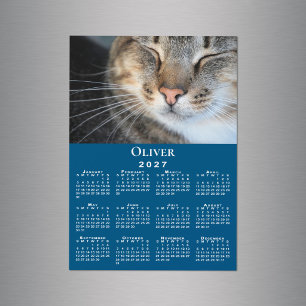 Calendrier aimanté 2027 avec photo de compagnie pe