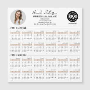 Calendrier aimanté 27 & 28 personnalisé pour votre