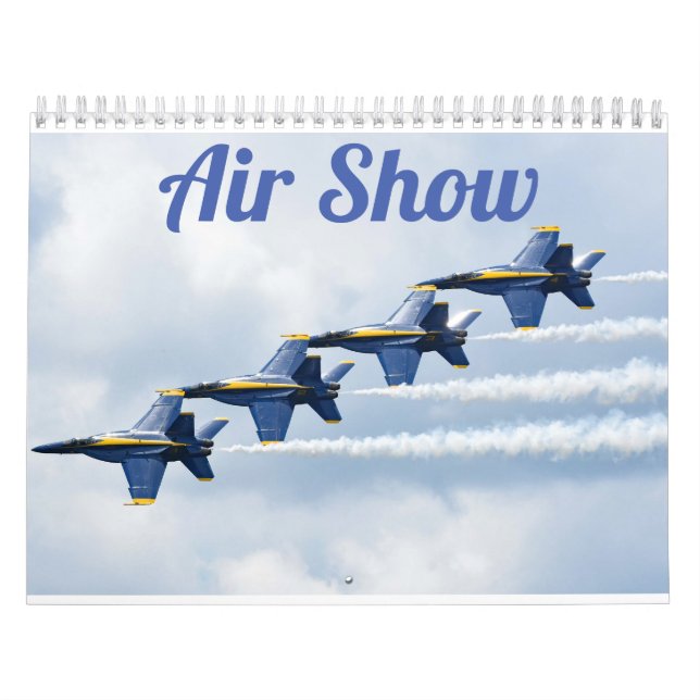 Calendrier Air Show Two Page MediumCalendar, blanc (Protection)