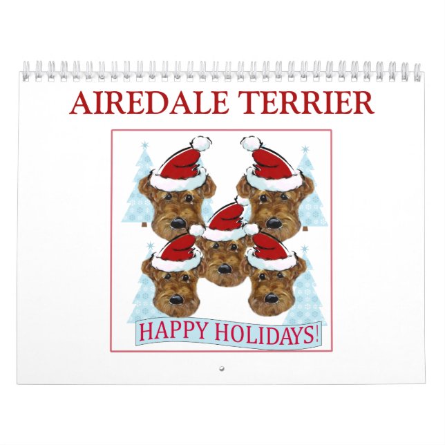 Calendrier Airedale Terrier  (Protection)