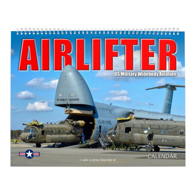 Calendrier AIRLIFTER - US Military Wibody Aviation (Protection)