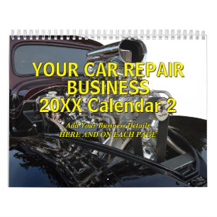 Calendrier Ajouter vos détails - Réparation de voiture Busine