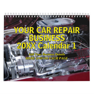 Calendrier Ajouter vos détails - Réparation de voiture Entrep
