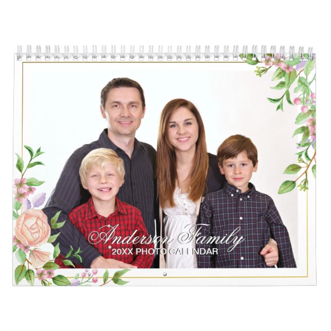 Calendrier Ajouter Votre Propre Photo 2 Pages Moyen Calendrie (Protection)