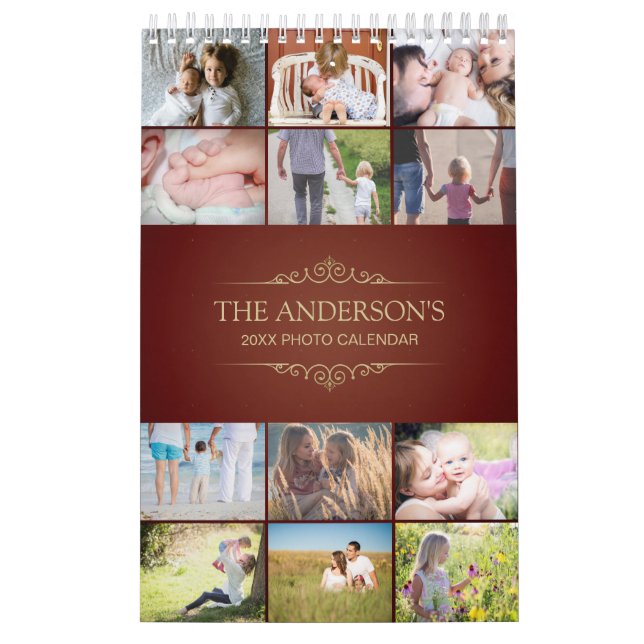 Calendrier Ajouter Votre Propre Photo Page Simple 2025 Calend (Protection)