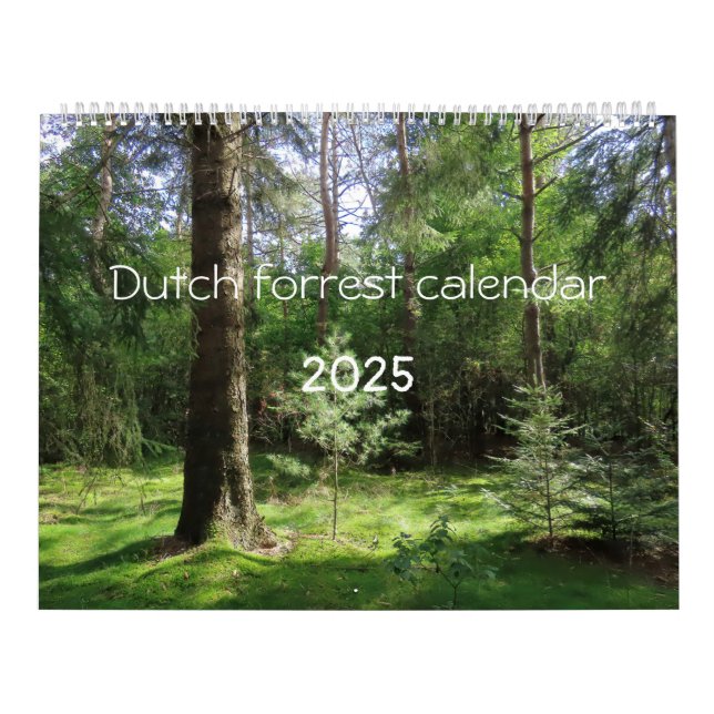 Calendrier Ajuster la forêt hollandaise de Kalender (Protection)