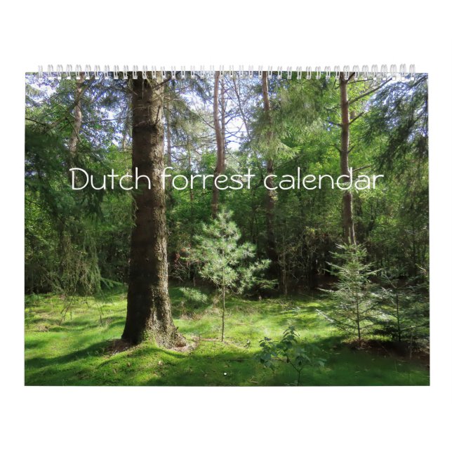 Calendrier Ajuster la forêt hollandaise de Kalender (Protection)