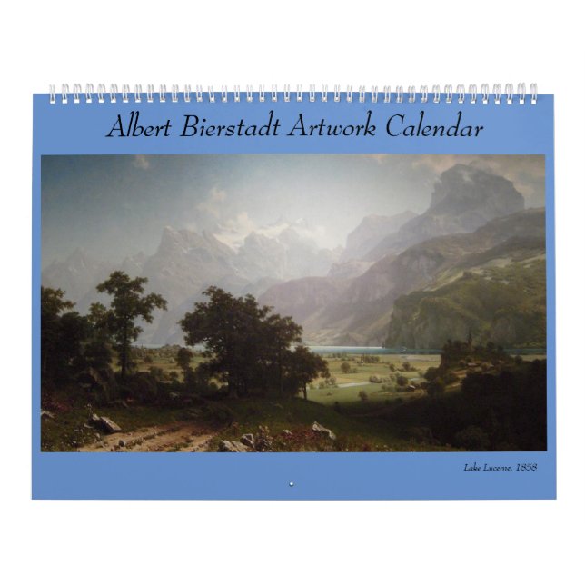 Calendrier Albert Bierstadt (Protection)