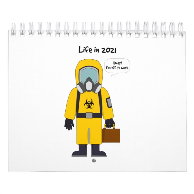 Calendrier Aller travailler en 2021 (Protection)