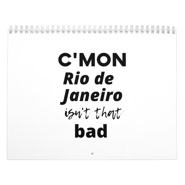 Calendrier Allez Rio de Janeiro n'est pas si mal (Protection)