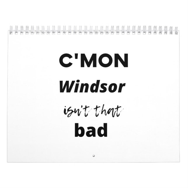 Calendrier Allez Windsor n'est pas si mal (Protection)