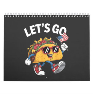 Calendrier Allons-y TACO Trump 4 Juillet Amoureux des Tacos