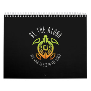 Calendrier Aloha Tortue Hawaii