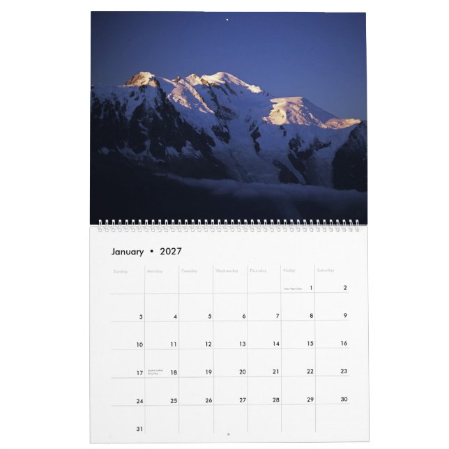 Calendrier Alpes 2008 (Jan 2027)