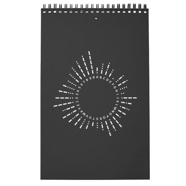Calendrier Alphabet Code Morse (Protection)