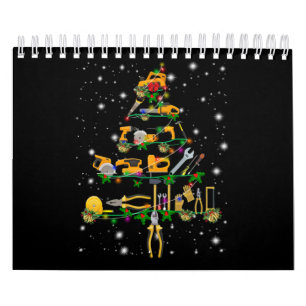 Calendrier Amateurs mécaniques Arbre mécanique de Noël