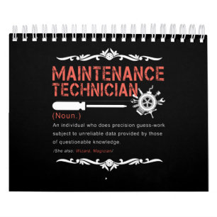 Calendrier Amateurs mécaniques Définition du technicien de m