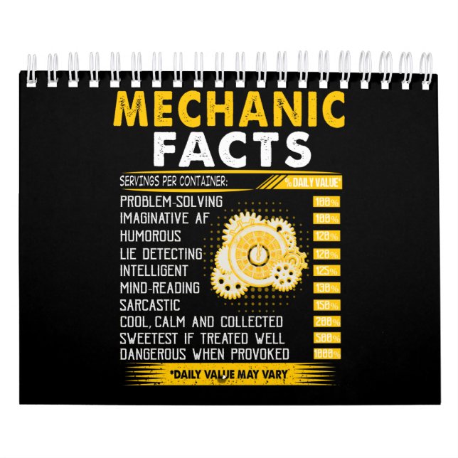 Calendrier Amateurs mécaniques| Faits mécaniques (Protection)