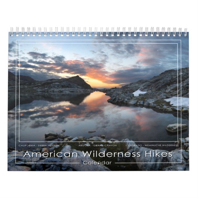 Calendrier American Wilderness 2 Arizona/Californie/Colorado (Protection)