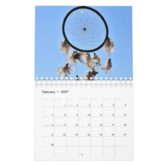 Calendrier Amérindien (Feb 2027)