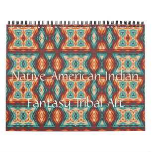 Calendrier Amérindiens d'Amérique, art Motif tribal