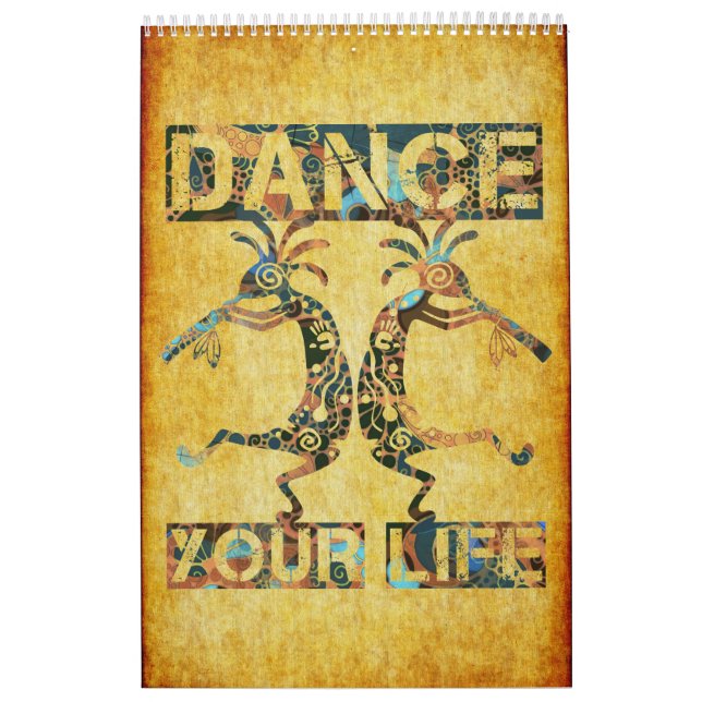 Calendrier Amérindiens Kokopelli - Danse ta vie 1 (Protection)