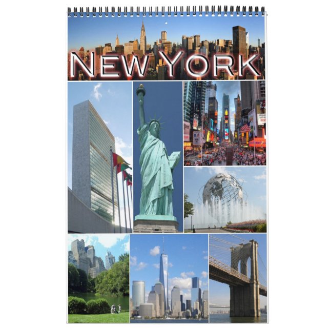 Calendrier Amérique - États-Unis - New York - (Protection)