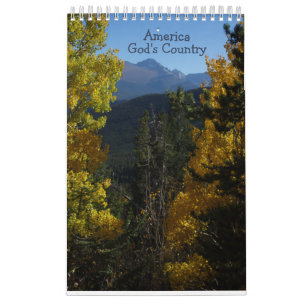 Calendrier Amérique, le pays de Dieu Vous choisissez le calen