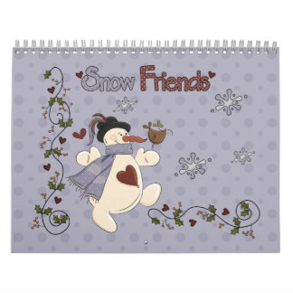 Calendrier Amis de neige 2012