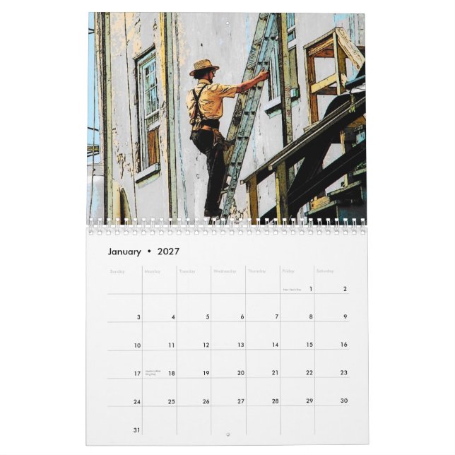 Calendrier amish du pays 2011 (Jan 2027)