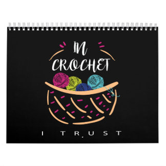 Calendrier Amour crochet| Crochet couleur J'ai confiance