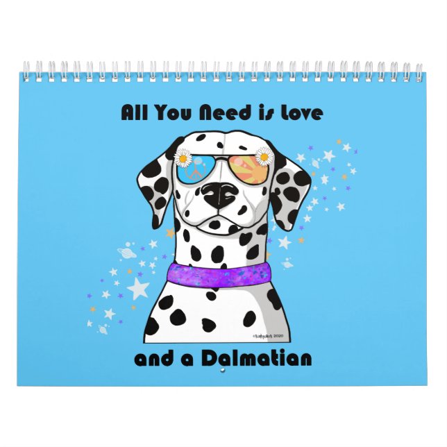 Calendrier Amour dalmate (Protection)