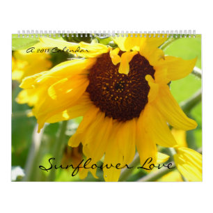 Calendrier Amour de tournesol