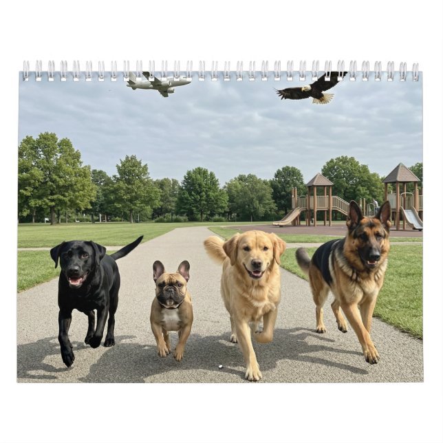Calendrier Amoureux des chiens (Protection)