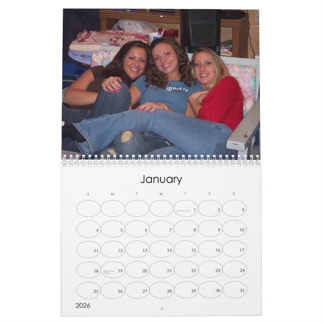 Calendrier Amusement 2006 avec des amis (Jan 2026)