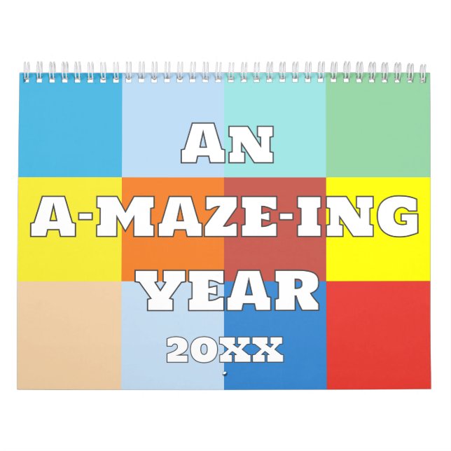 Calendrier An A-maze-ing Year Calendar (Protection)