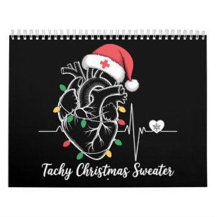 Calendrier Anatomie du cœur Noël Infirmière Cardiaque Tachy N