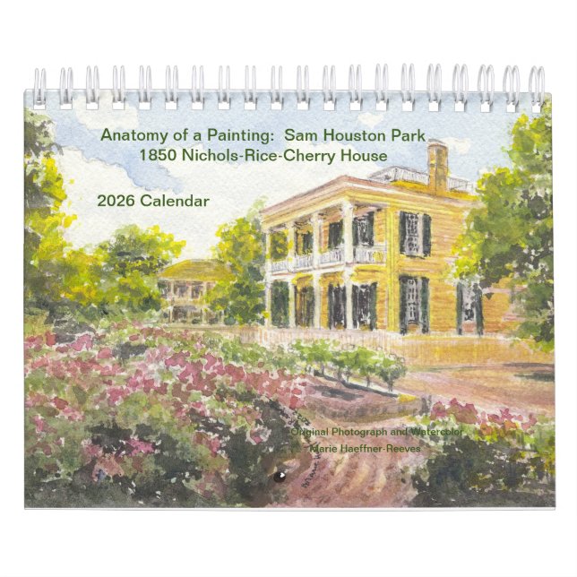 Calendrier Anatomie d'un tableau : Maison de Sam Houston Park (Protection)