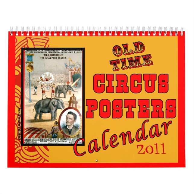 Calendrier ancien de 2014 affiches de cirque (Protection)