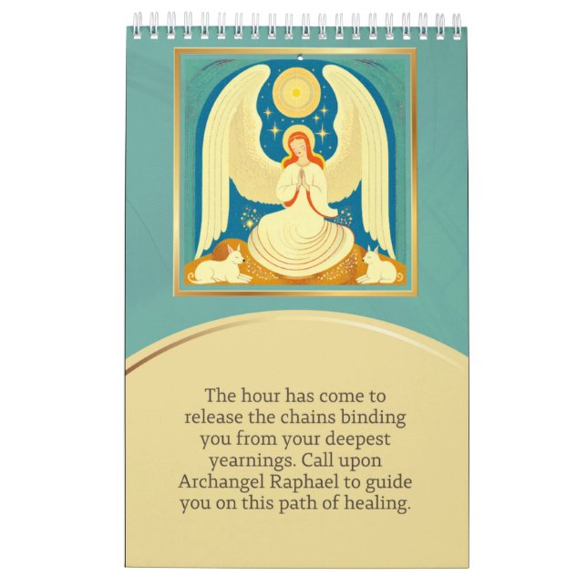 Calendrier angel calendar (Dos)