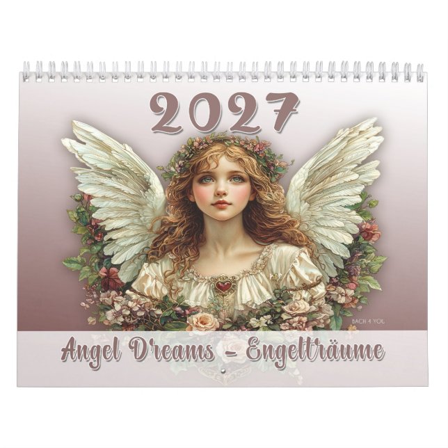 Calendrier Angel Dreams – Rêves d'ange 2027 (Protection)