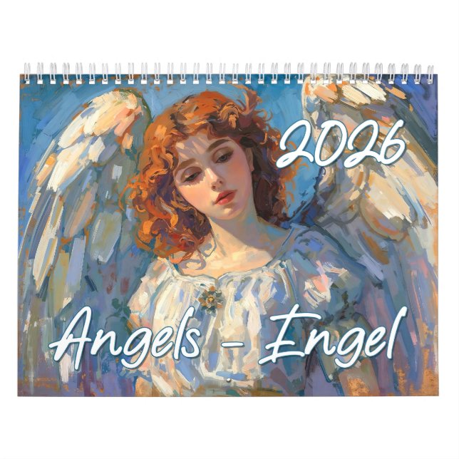 Calendrier Angels - Engel 2026 (Protection)