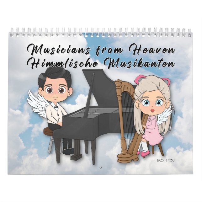 Calendrier Angels Making Music - Musiciens du Ciel (Protection)