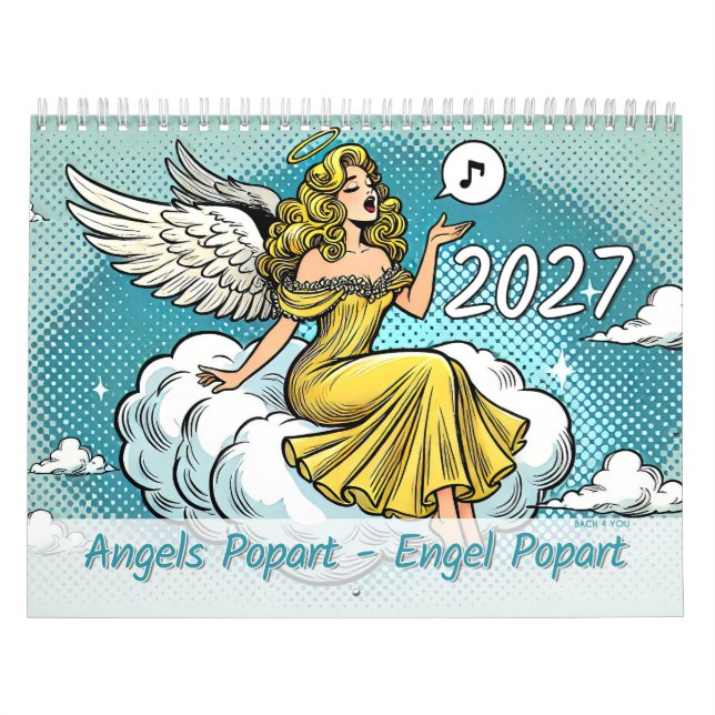 Calendrier Angels Popart – Les Anges Pop Art (Protection)