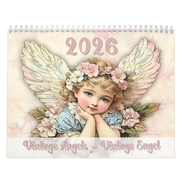Calendrier Angels vintages - Engel Vintage 2026 (Protection)
