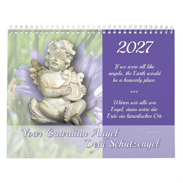 Calendrier Anges gardiens – Schutzengel 2027 (Protection)