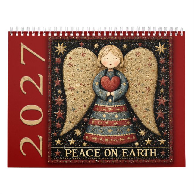 Calendrier Anges –  Paix sur Terre (Protection)