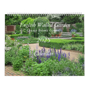 Calendrier Anglais Walled Garden 2025