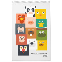 Calendrier animal enfants